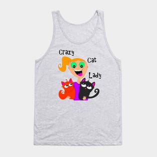 Crazy Cat Lady (Redhead) ;) Tank Top